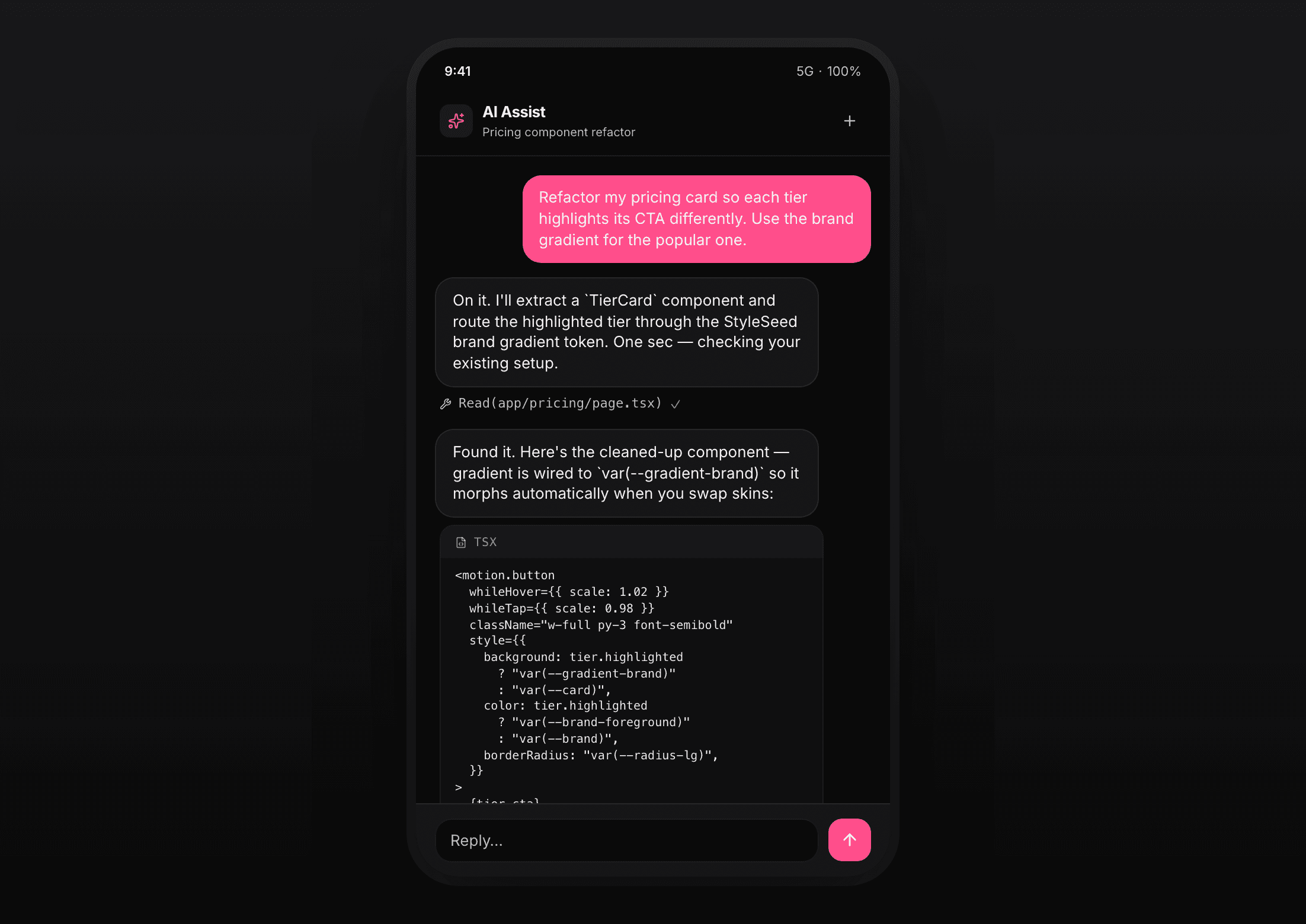 AI Chat hero